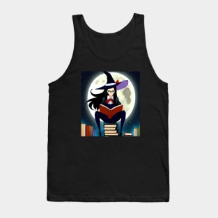 Bookworm Witch Tank Top